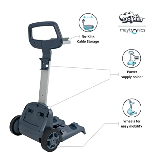 Dolphin Triton PS Robotic Pool Vacuum Cleaner with Universal Caddy and Classic