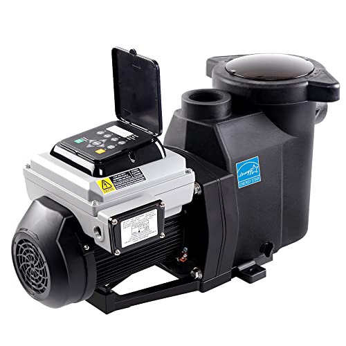 BLUE WORKS Variable Speed Pump 3HP Pool Pump Inground Energy Star Certified, 220V-240V, 2-Year Limited USA Warranty, BLPVS2030P