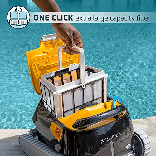 Dolphin Triton PS Plus Robotic Pool Vacuum Cleaner with Upgraded Ultra-Fine Filters