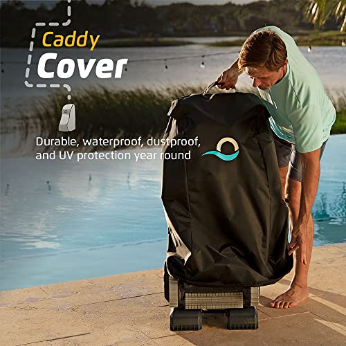 Dolphin Nautilus CC Robotic Pool Vacuum Cleaner with Universal Caddy and Classic Caddy Cover