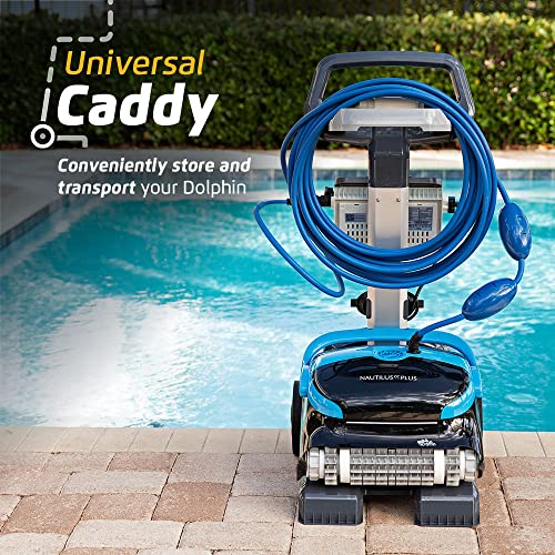 Dolphin Nautilus CC Plus Robotic Pool Vacuum Cleaner with Universal Caddy