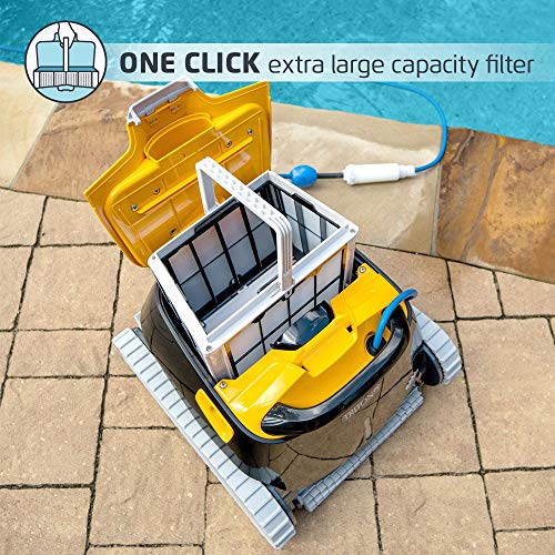 Dolphin Triton PS Robotic Pool Vacuum Cleaner with Universal Caddy and Classic