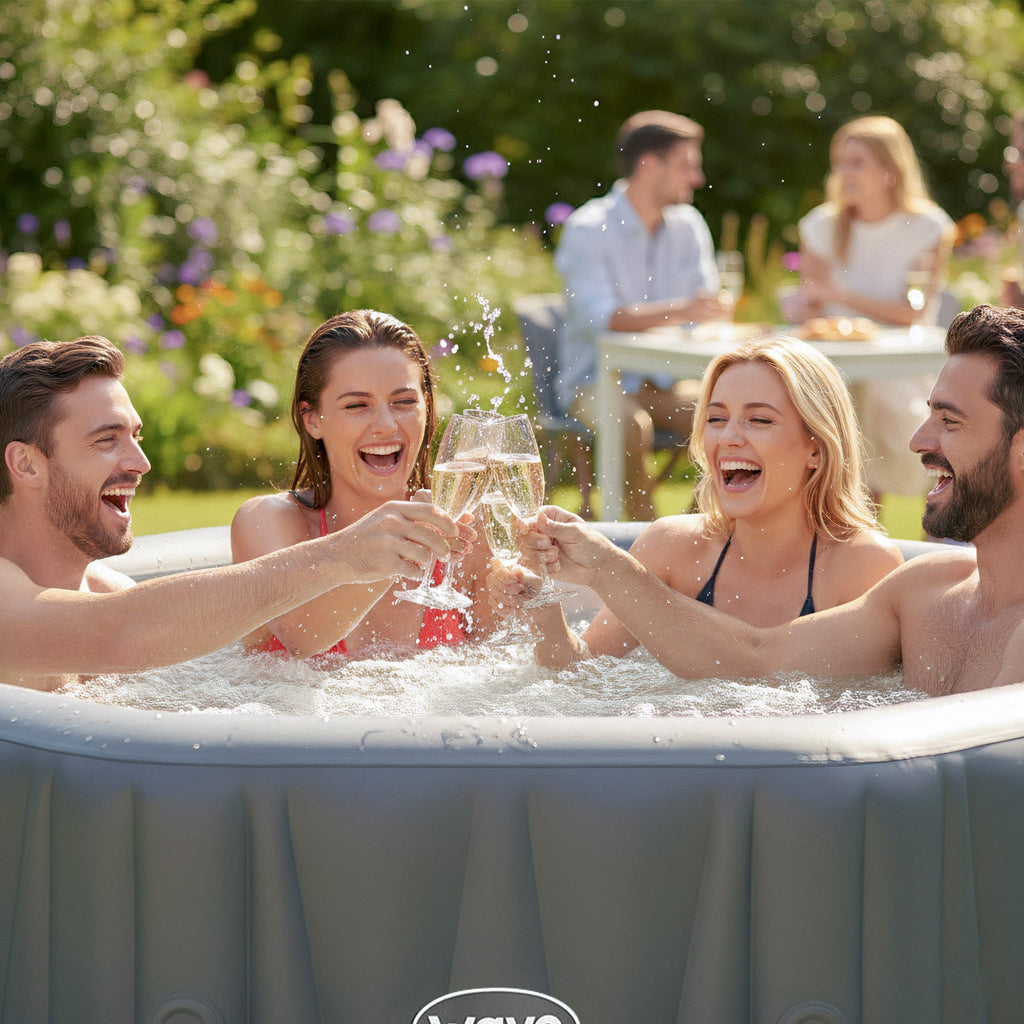 Aegean | 6-Person Inflatable Hot Tub | Integrated Heater | ETL