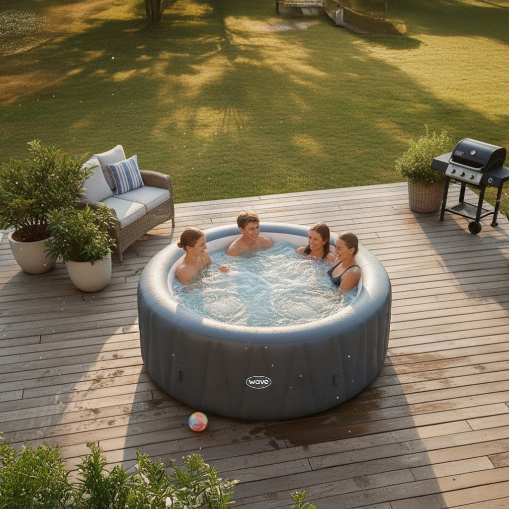 Atlantic | 4/6-Person Inflatable Hot Tub | Integrated Heater | ETL