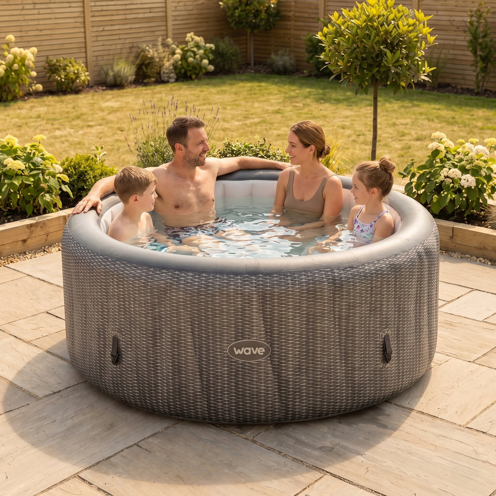 Atlantic | 4/6-Person Inflatable Hot Tub | Integrated Heater | ETL