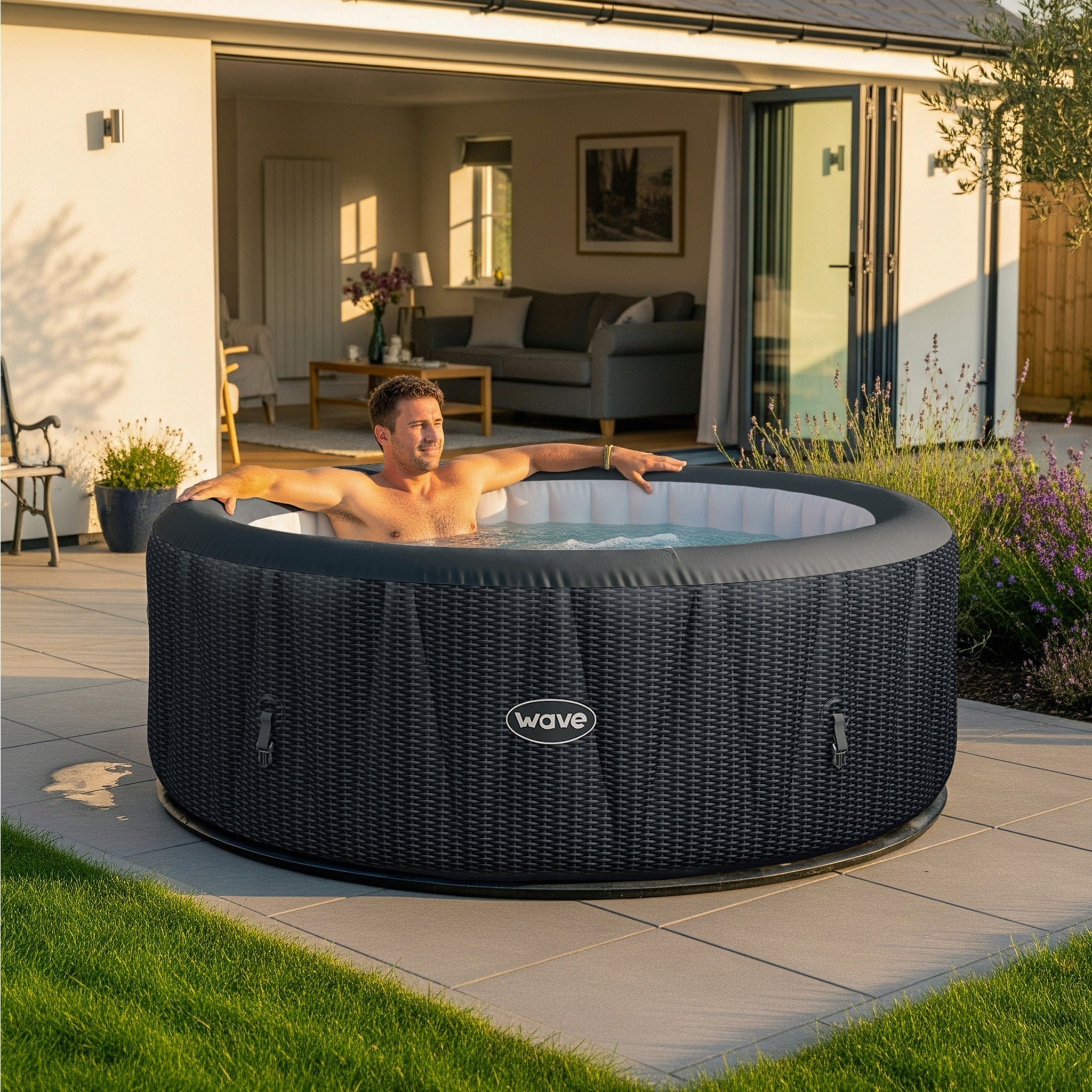 Atlantic | 4/6-Person Inflatable Hot Tub | Integrated Heater | ETL