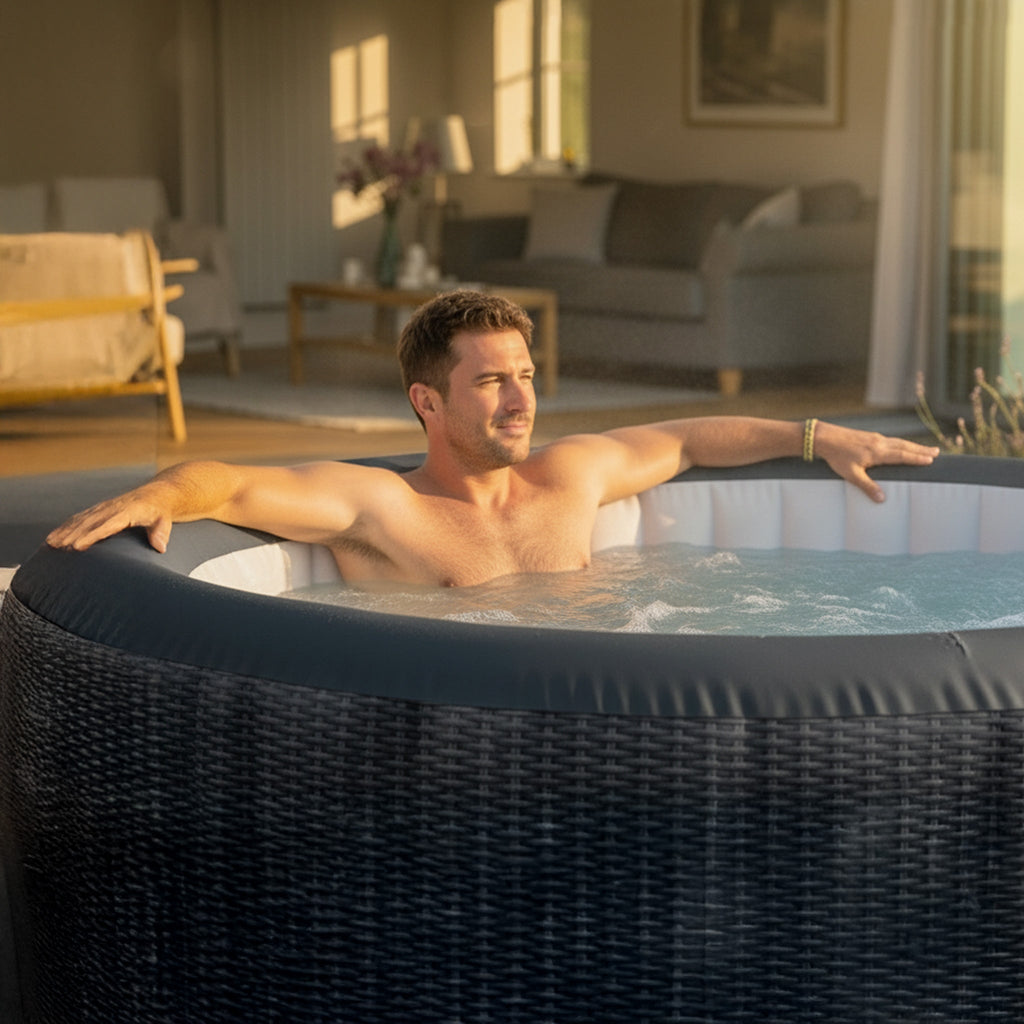 Atlantic | 4/6-Person Inflatable Hot Tub | Integrated Heater | ETL