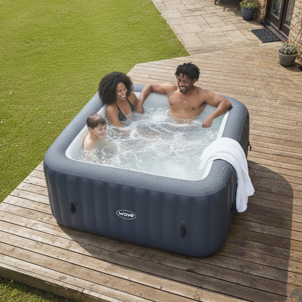 Pacific | 4/6-Person Inflatable Hot Tub | Integrated Heater | ETL
