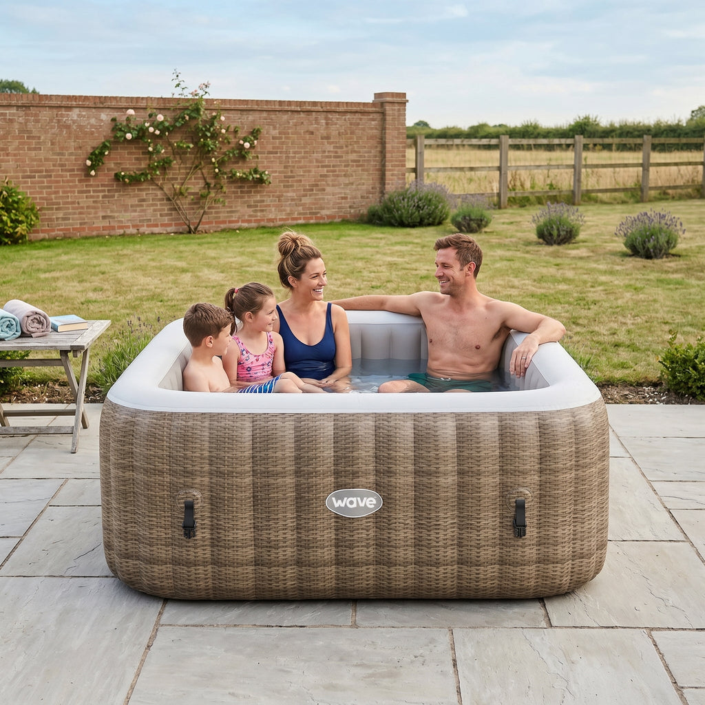 Pacific | 4/6-Person Inflatable Hot Tub | Integrated Heater | ETL