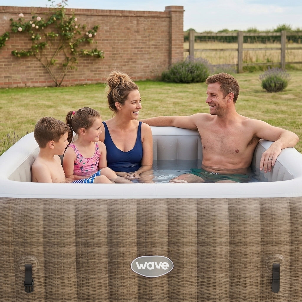 Pacific | 4/6-Person Inflatable Hot Tub | Integrated Heater | ETL