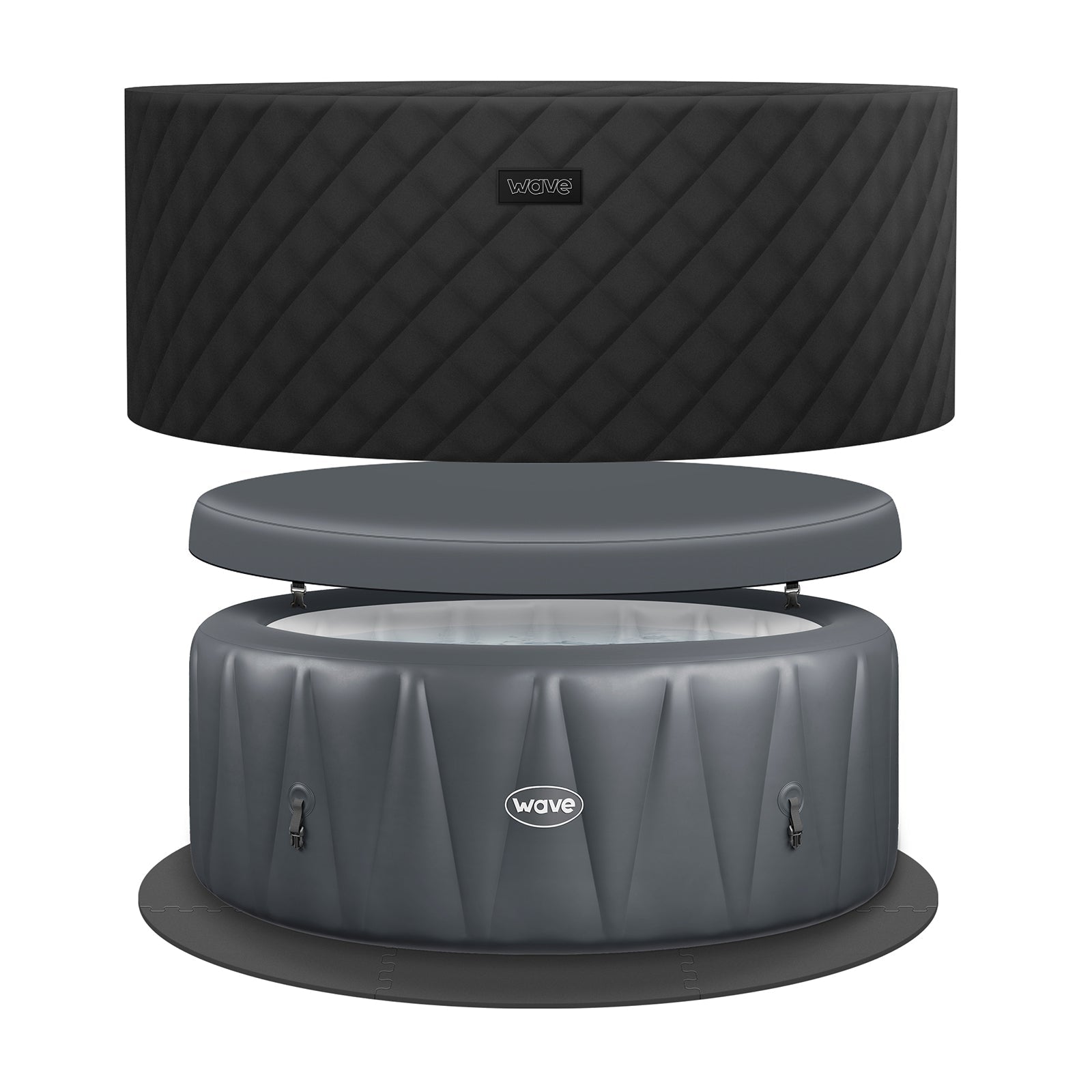 Atlantic | 4/6-Person Inflatable Hot Tub | Integrated Heater | ETL