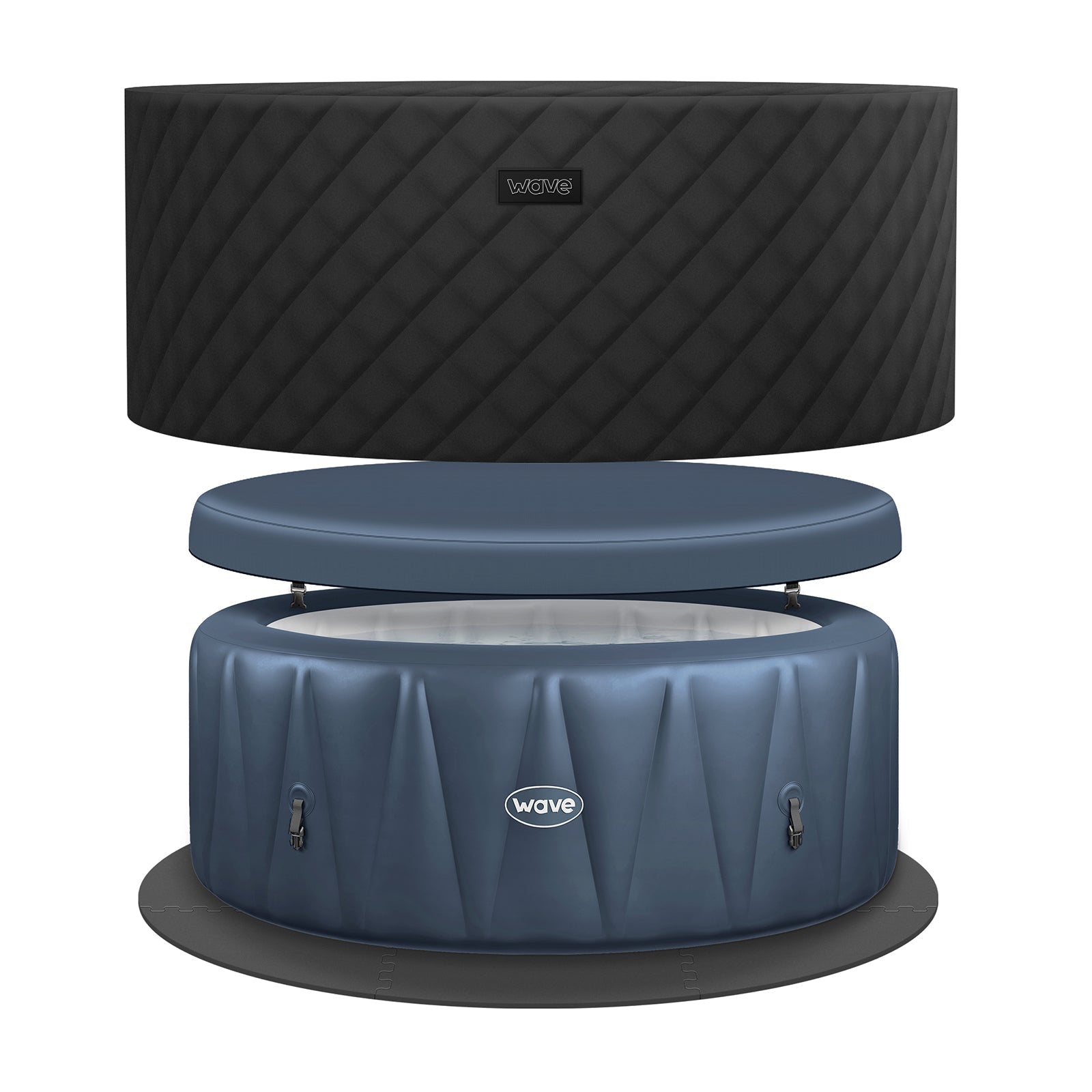 Atlantic | 4/6-Person Inflatable Hot Tub | Integrated Heater | ETL