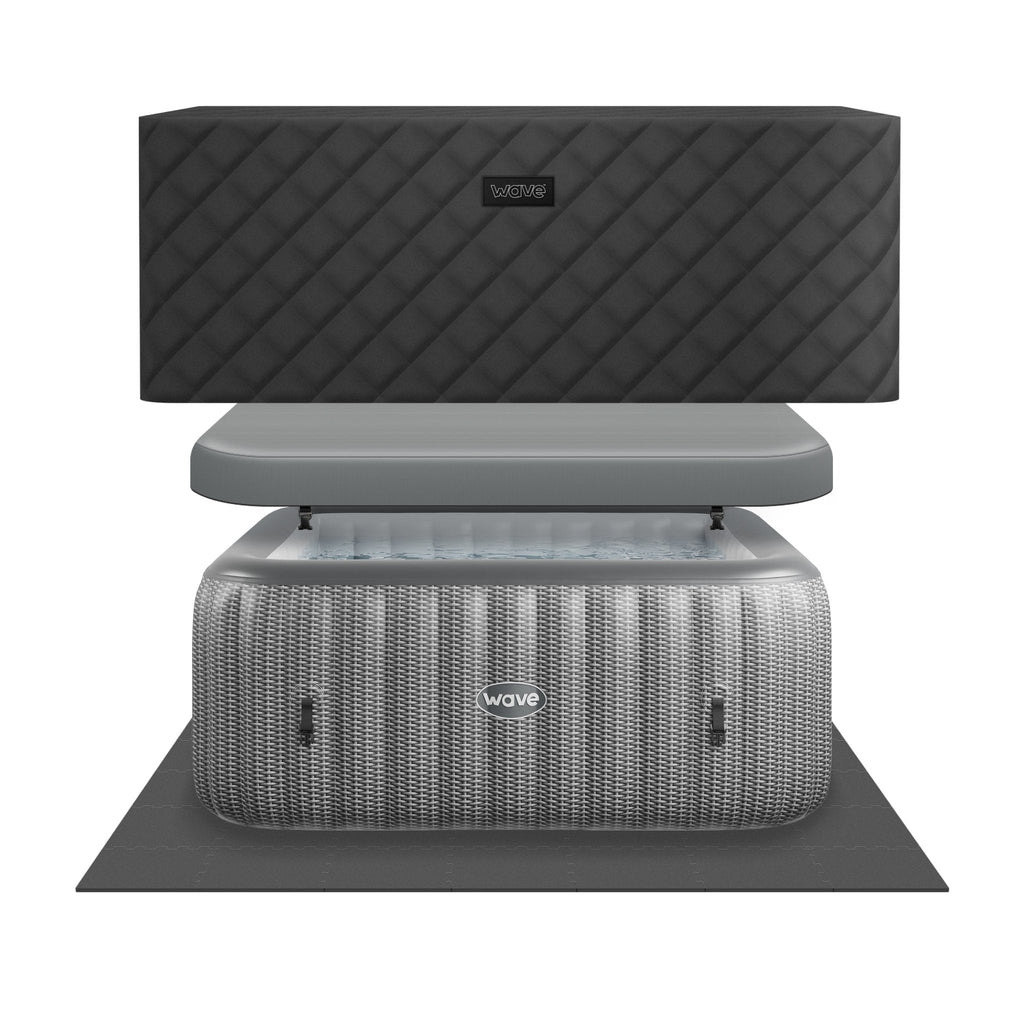 Pacific | 4/6-Person Inflatable Hot Tub | Integrated Heater | ETL