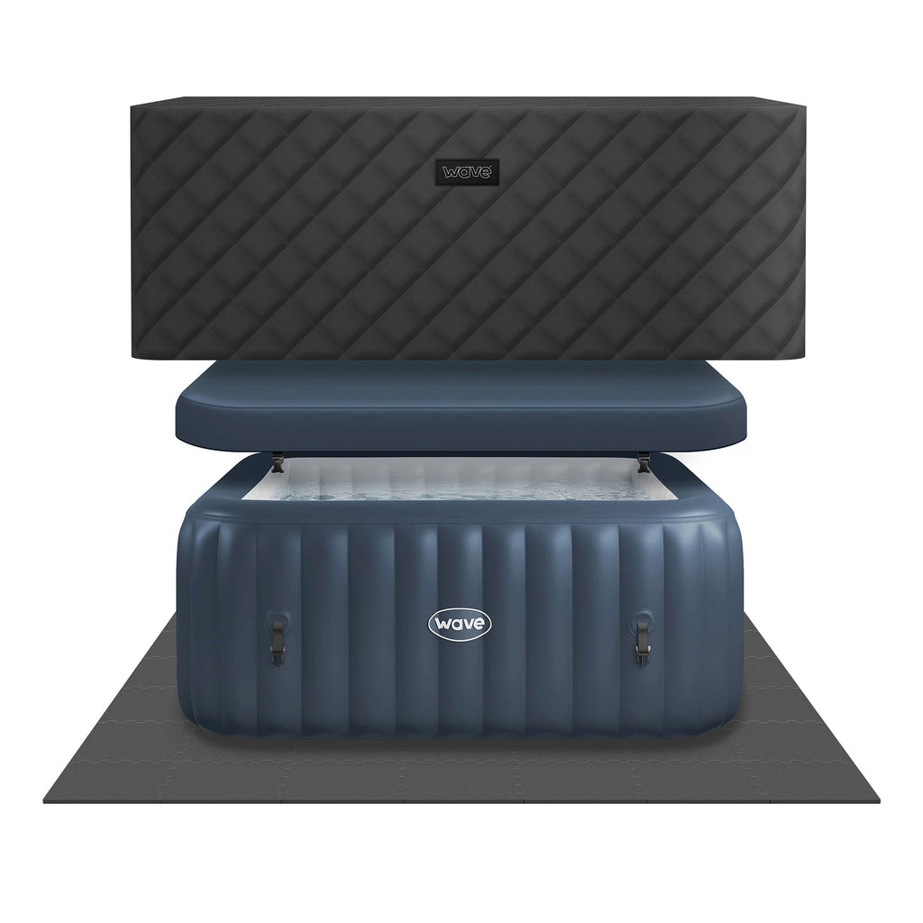 Pacific | 4/6-Person Inflatable Hot Tub | Integrated Heater | ETL